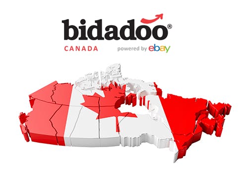 bidadoo has auction service centers across Canada